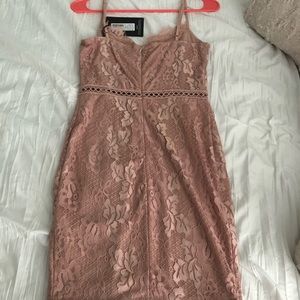 Mini Dress Nude